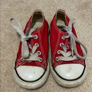 Red Converse All Star Shoes